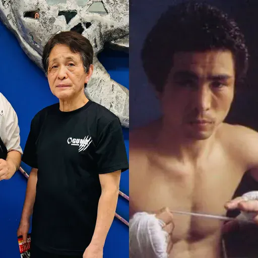 小熊正二会長（現在と現役時代）